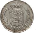 Dänemark 2 Kroner 1916 VBP Christian X. ss-vz