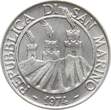 San Marino 10 Lire 1974 vz+