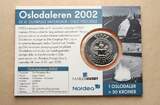 Norwegen 1 Oslodaler Oslotaler 2002 stgl