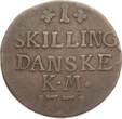 Dänemark 1 Skilling 1771 Christian VII. ss