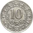 Dänemark 10 Øre 1910 Frederik VIII vz