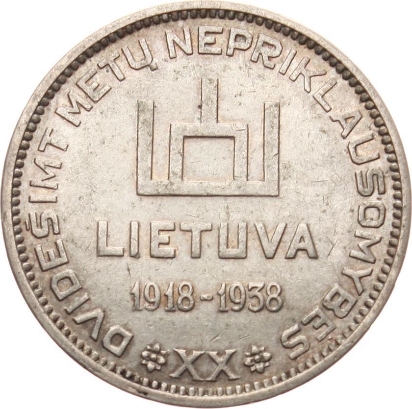 Litauen 10 Litu 1938 vz