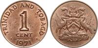 Trinidad & Tobago 1 Cent Nationalwappen -
