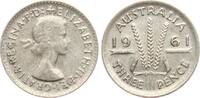 Australien Threepence Elisabeth II. -