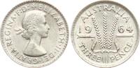 Australien Threepence Elisabeth II. -