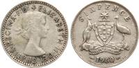 Australien Sixpence Elisabeth II. -