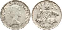 Australien Sixpence Elisabeth II. -