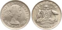 Australien Sixpence Elisabeth II. -