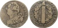 Frankreich 2 Sols Constitution 2 Sols 1792, Glockenmetall -