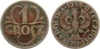 Polen 1 Grosz 1938 2. Republik ss 2,00 EUR  zzgl. 6,00 EUR Versand