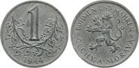 B&ouml;hmen und M&auml;hren 1 Korun 1944 vz+ 12,00 EUR  zzgl. 6,00 EUR Versand