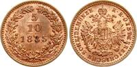 &Ouml;sterreich/Haus Habsburg 5/10 Kreuzer 1885 Franz Josef, 1848 - 1916 stgl 28,00 EUR  zzgl. 10,00 EUR Versand
