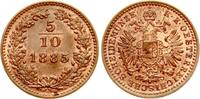 &Ouml;sterreich/Haus Habsburg 5/10 Kreuzer 1885 Franz Josef, 1848 - 1916 stgl 28,00 EUR  zzgl. 10,00 EUR Versand