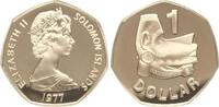 Solomonen 1 Dollar 1977 Elisabeth II., 1952-2022 stgl 7,00 EUR  zzgl. 6,00 EUR Versand