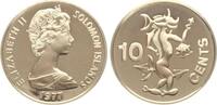 Solomonen 10 Cents 1977 Elisabeth II., 1952-2022 stgl 4,00 EUR  zzgl. 6,00 EUR Versand
