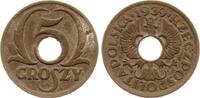 Polen 5 Groszy 1939 2. Republik fvz 5,00 EUR  zzgl. 6,00 EUR Versand