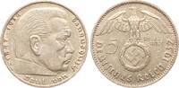 Deutschland, III. Reich 5 Mark 1937 A Paul von Hindenburg fvz 36,00 EUR  zzgl. 10,00 EUR Versand