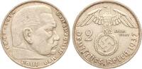 Deutschland, III. Reich 2 Mark 1937 F Paul von Hindenburg vz 15,00 EUR  zzgl. 6,00 EUR Versand