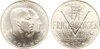 Norwegen 25 Kroner 1970 Olav V., 1957-1991 fstgl 60,00 EUR  zzgl. 10,00 EUR Versand