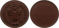 DDR Meissener Steinzeugmedaille -