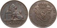 Belgien 2 Centimes Leopold I., 1831-1865 -