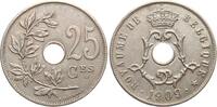 Belgien 10 Centimes 1909 Leopold II., 1865-1909 vz
