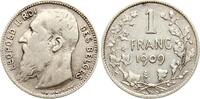 Belgien 1 Franc Leopold II., 1865-1909 -