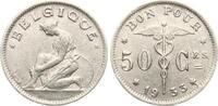 Belgien 50 Centimes Albert I., 1909-1934 -