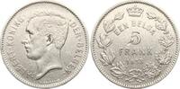 Belgien 5 Francs/Een Belga Albert I., 1909-1934 -