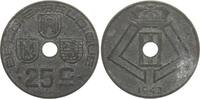 Belgien 25 Centimes Leopold III., 1934-1951 -