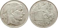 Belgien 20 Francs Leopold III., 1934-1951 -