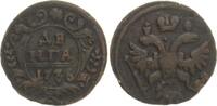 Russland Denga (1/2 Kopeke) Anna Ivanowa (1730-1740) -