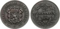 Luxembourg 2,5 Centimes Wilhelm III., 1849-1890 -