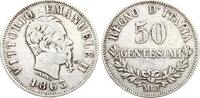 Italien 50 Centesimi Vittorio Emanuele II., 1861-1878 -