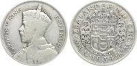 Neuseeland half Crown Georg V. -