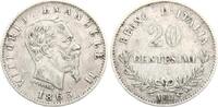 Italien 20 Centesimi Vittorio Emanuele II., 1861-1878 -