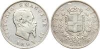 1 Lire 1863 M BN Italien Vittorio Emanuele II., 1861-1878 fss