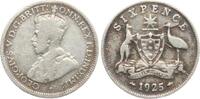 Australien Sixpence Georg V. -