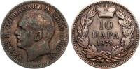 10 Para 1879 Serbien Milan IV. Obrenovich ss