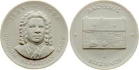 Deutschland Meissener Porzellanmedaille auf J. S. Bach -