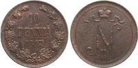 Finnland 10 Penniä Nikolaus II (Russland) -