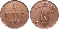 Finnland 5 Penniä Nikolaus II (Russland) -