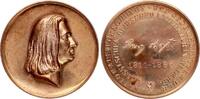 DDR Medaille Kupfermedaille auf Franz List -