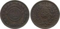 2 Centavos 1870 Paraguay  ss-vz