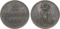 Hannover 2 Pfennig Ernst August 1837-1851 -