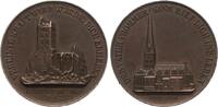 Deutschland, Hamburg Medaille auf den Brand und die Zertstörung der Kirche 1842 -