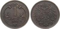 Österreich 1 Heller Franz Josef I., Haus Habsburg -