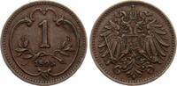 Österreich 1 Heller Franz Josef I., Haus Habsburg -