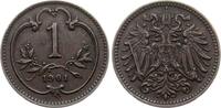 Österreich 1 Heller Franz Josef I., Haus Habsburg -