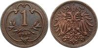 Österreich 1 Heller Franz Josef I., Haus Habsburg -